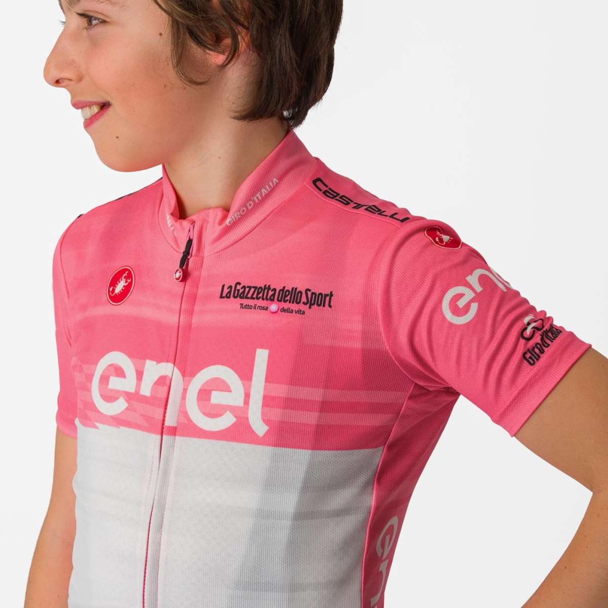 MAILLOT #GIRO106 KID ROSE 6A